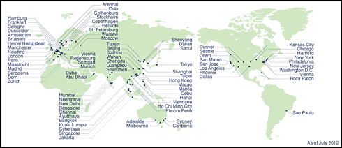 NTT Communications Around the World